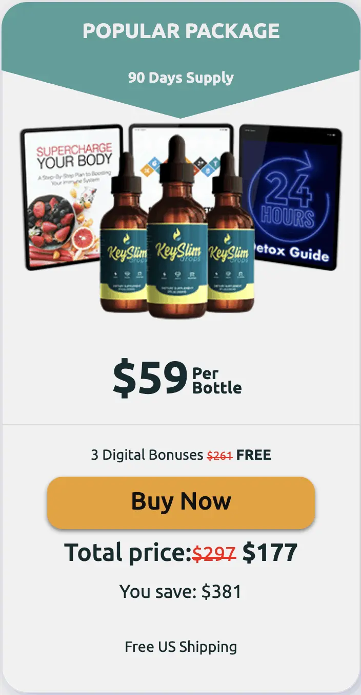 Keyslim Drops 3 Pouches